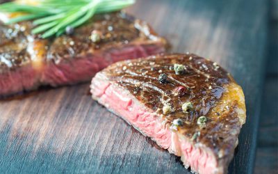Rosemary Mustard Peppercorn Steak