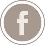 round follow us on facebook icon