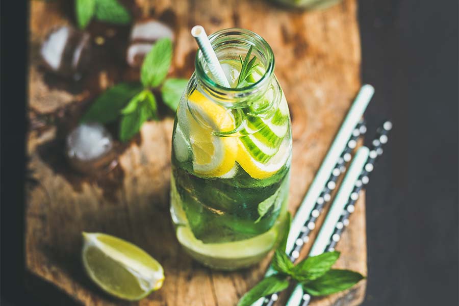 Refreshing Herbal Water